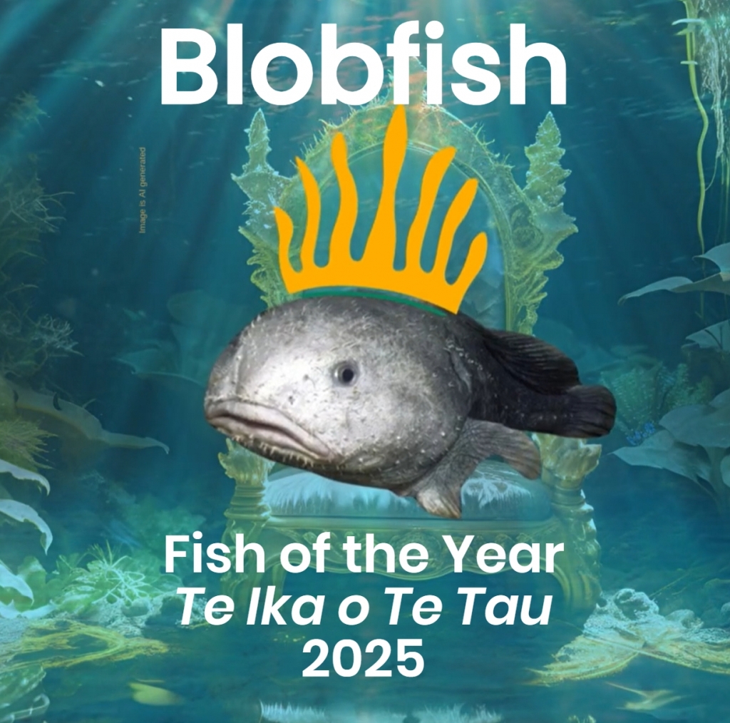 '세상에서 가장 못생긴 동물'로 꼽혔던 블롭피쉬가 이번에는 '올해의 물고기'로 선정되는 영예를 안았다. /사진=뉴질랜드 환경 단체 '마운틴 투 씨 컨저베이션 트러스트'(Mountain to Sea Conservation Trust)
