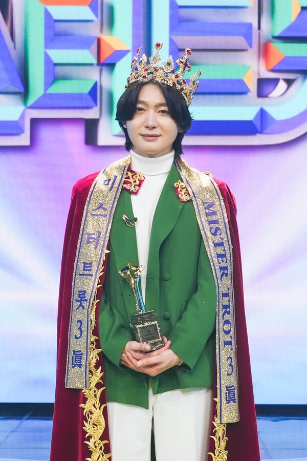 '미스터트롯' 우승자 김용빈, 사진제공=TV CHOSUN