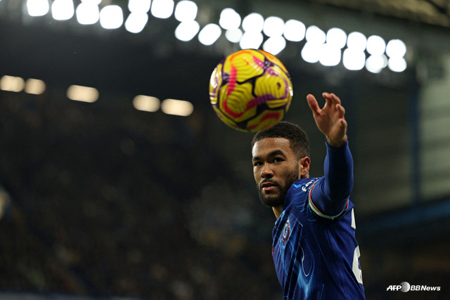 소속팀 첼시에서의 리스 제임스. /AFPBBNews=뉴스1