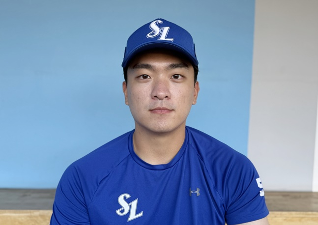 삼성 이재희가 스타뉴스와 인터뷰를 하고 있다. /사진=양정웅 기자