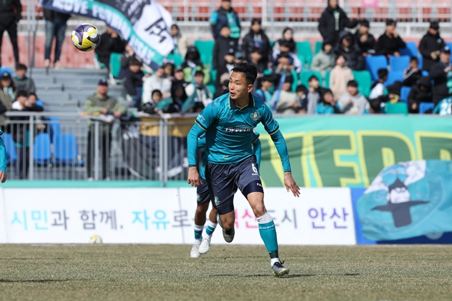 안산 김현태. /사진=한국프로축구연맹 제공