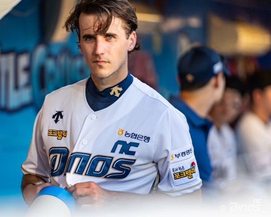 지난 2024시즌 활약했던 하트의 모습. /사진=NC 다이노스