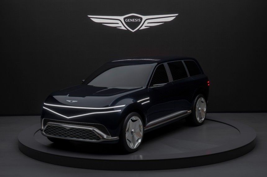 플래그십 SUV GV90의 방향을 보여주는 제네시스 네오룬 콘셉트. /사진제공=제네시스