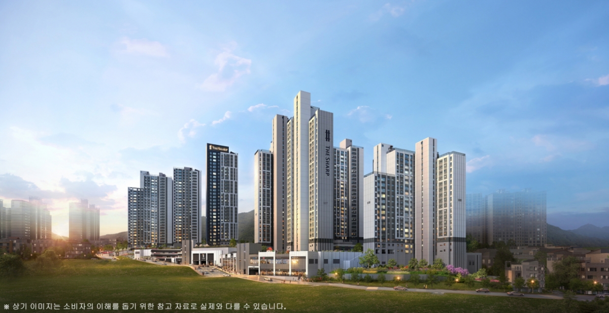 '더샵 당리센트리체' 투시도/사진=포스코이앤씨