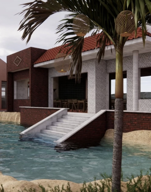 배우 이동건이 13일 가오픈한 제주 카페 외관 모습/사진=이상민 인스타그램 게시물 캡처 