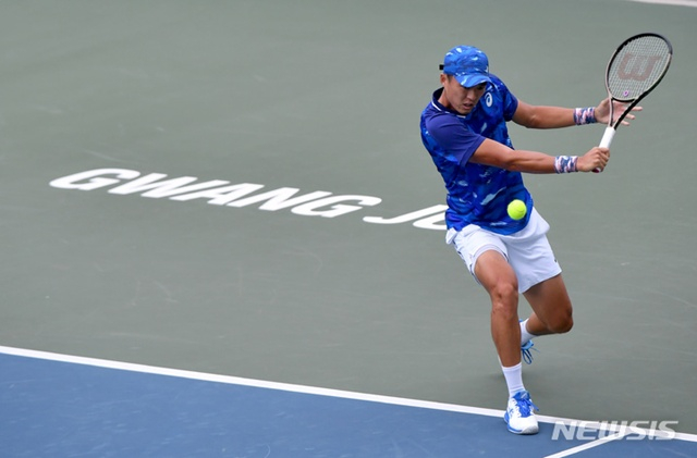 경기에 집중하는 남지성. /사진=뉴시스 제공