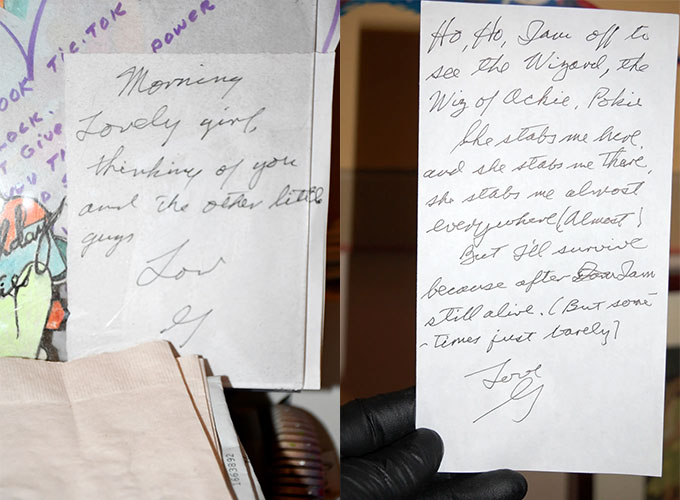 할리우드 배우 진 해크먼(95)과 그의 아내 뱃시 아라카와(64)가 비극적으로 세상을 떠난 가운데, 두 사람이 생전 나눈 다수의 손편지가 공개됐다. /사진=미국 산타페 카운티 보안관 사무소