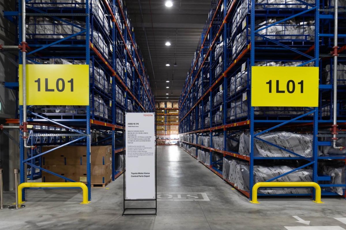 경기 시흥 한국토요타자동차 신규 부품물류센터. /사진제공=한국토요타자동차