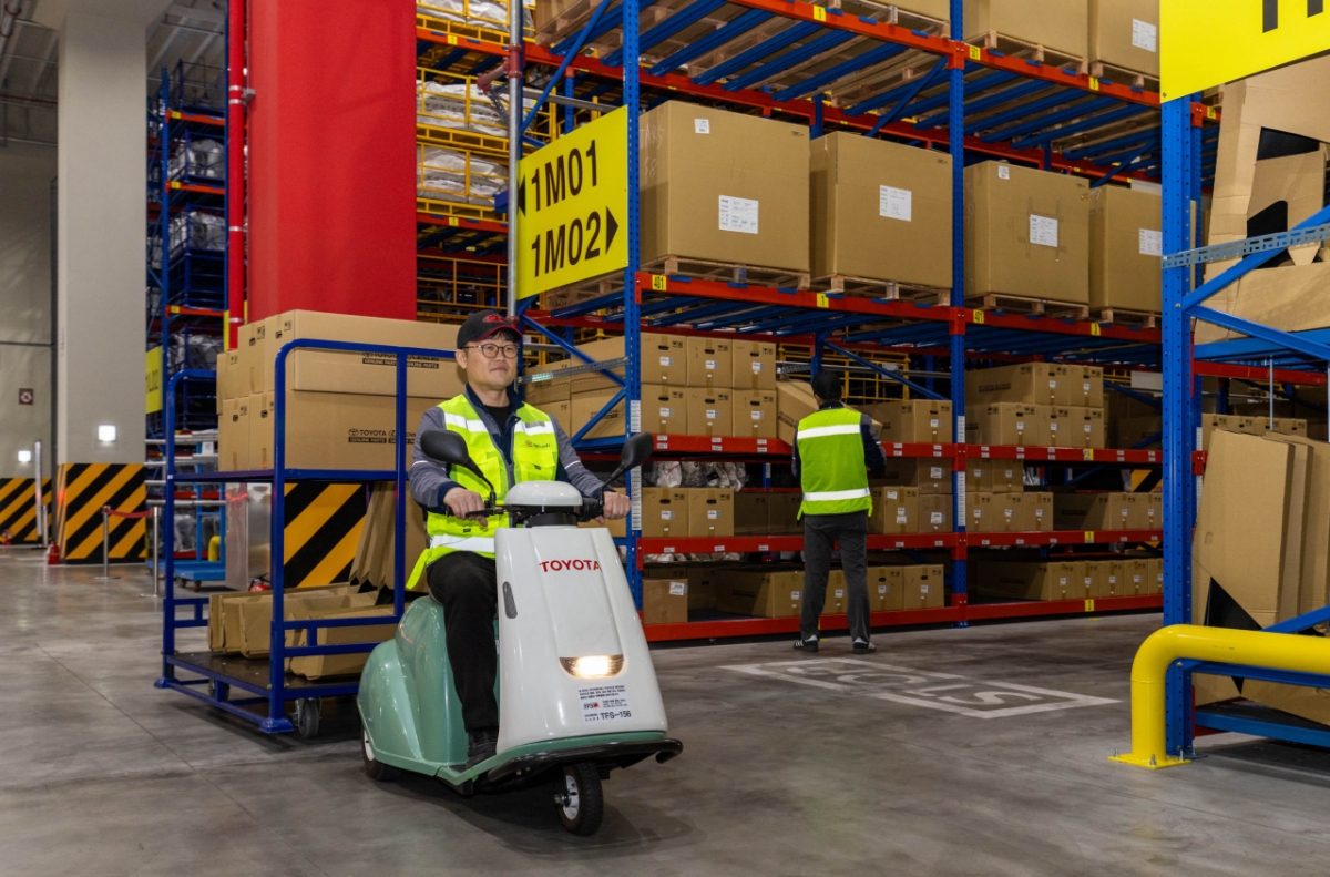 경기 시흥 한국토요타자동차 신규 부품물류센터. /사진제공=한국토요타자동차