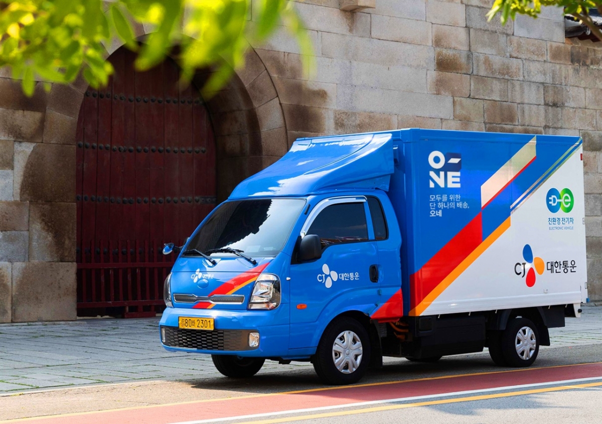 CJ대한통운 택배차량/사진= CJ대한통운 제공