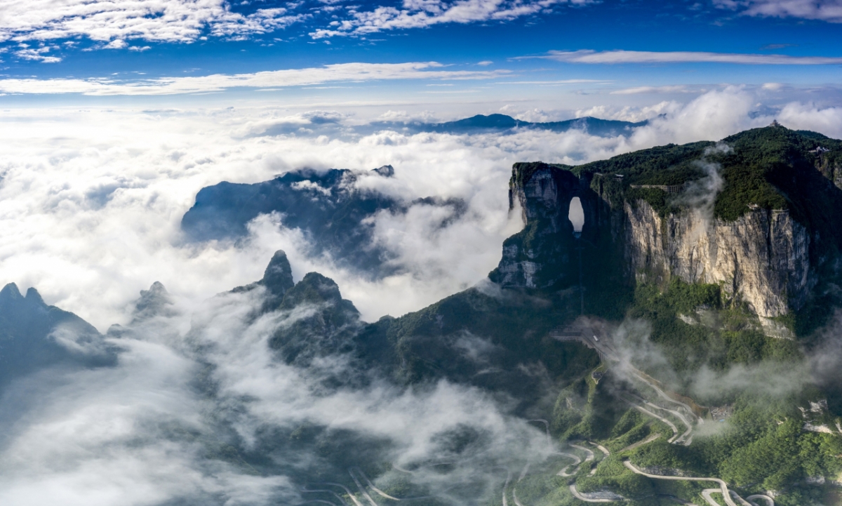 장가계, 천문동/사진제공=모두투어