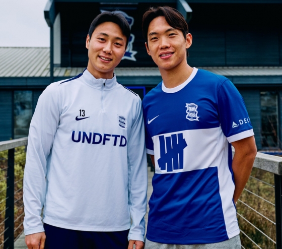 백승호(왼쪽)와 이명재. /사진=버밍엄 공식 SNS 갈무리