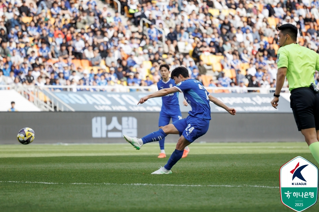 이규성의 득점 장면. /사진=한국프로축구연맹 제공