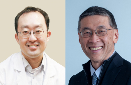 (사진 왼쪽부터) 서울아산병원 소화기내과 최종기 교수, 하버드의대 메사추세츠 종합병원 레이먼드 교수.