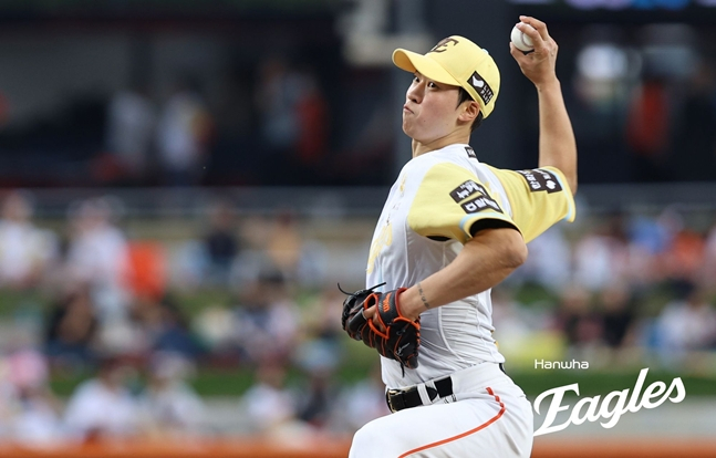 패전 투수가 된 엄상백. /사진=한화 이글스
