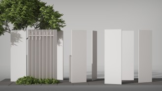 서울시가 만든 개방형 흡연부스./사진=서울시