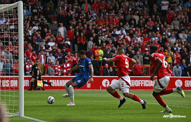 첼시 레비 콜윌(왼쪽)의 득점 장면. /AFPBBNews=뉴스1