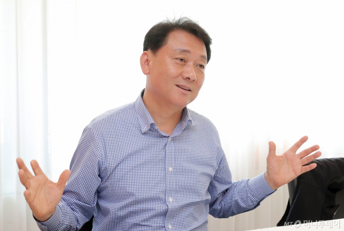 이광재 더불어민주당 선대위 국가미래정책위원장 인터뷰. /사진=김창현