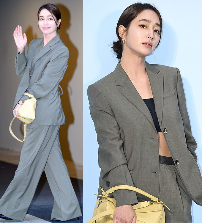 배우 이민정이 과감한 반전 패션을 선보였다. /사진=OSEN, 인스타그램