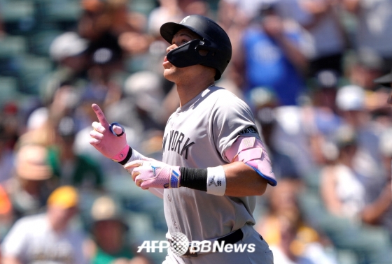 뉴욕 양키스 외야수 애런 저지. /AFPBBNews=뉴스1