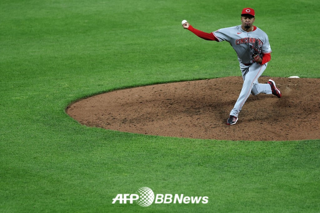 신시내티 레즈 시절 알렉시스 디아즈의 모습. /AFPBBNews=뉴스1