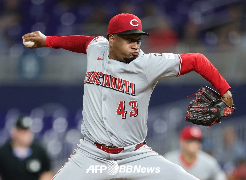 신시내티 레즈 시절 알렉시스 디아즈의 모습. /AFPBBNews=뉴스1