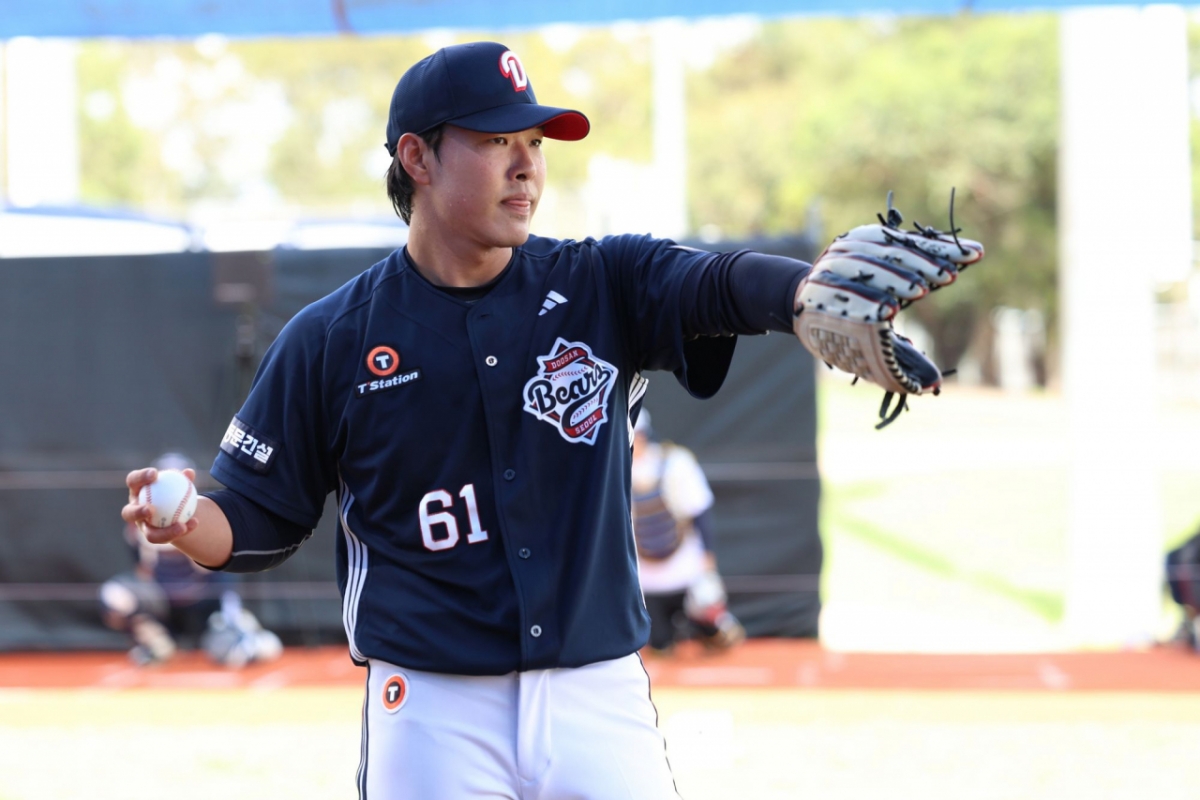 두산 베어스 투수 최원준. /사진=두산 베어스 제공