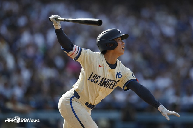 김혜성의 타격 장면. /AFPBBNews=뉴스1