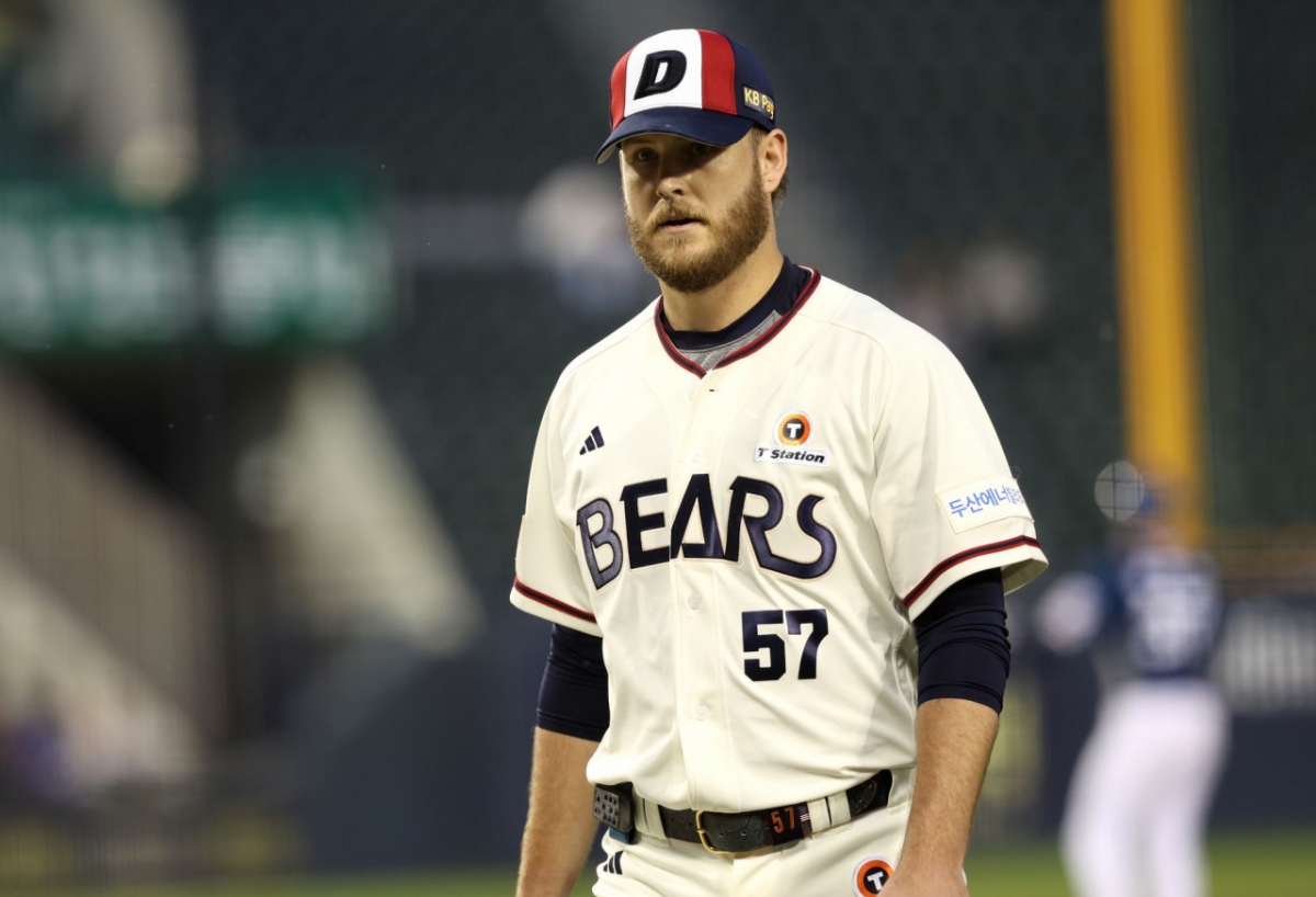 두산 베어스 외국인 투수 콜어빈. /사진=두산 베어스 제공