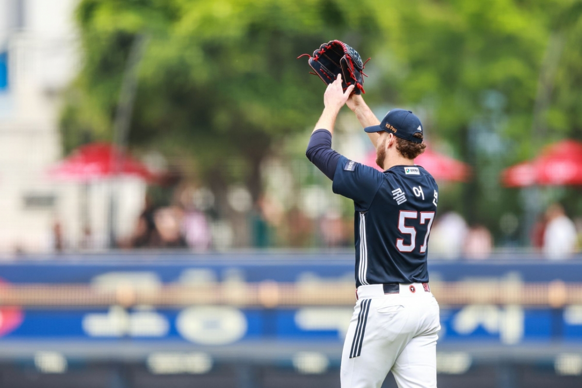 두산 베어스 외국인 투수 콜어빈. /사진=두산 베어스 제공
