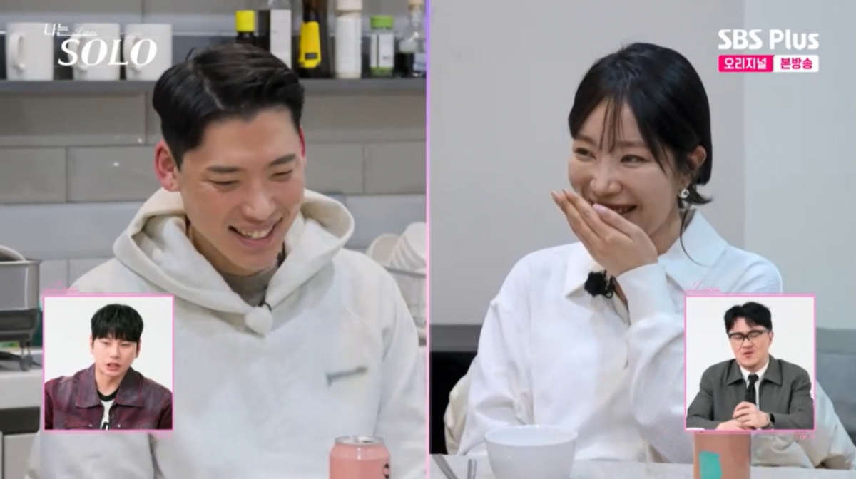 상철과 대화를 나누는 영자. /사진=SBS Plus·ENA '나는 SOLO' 캡처