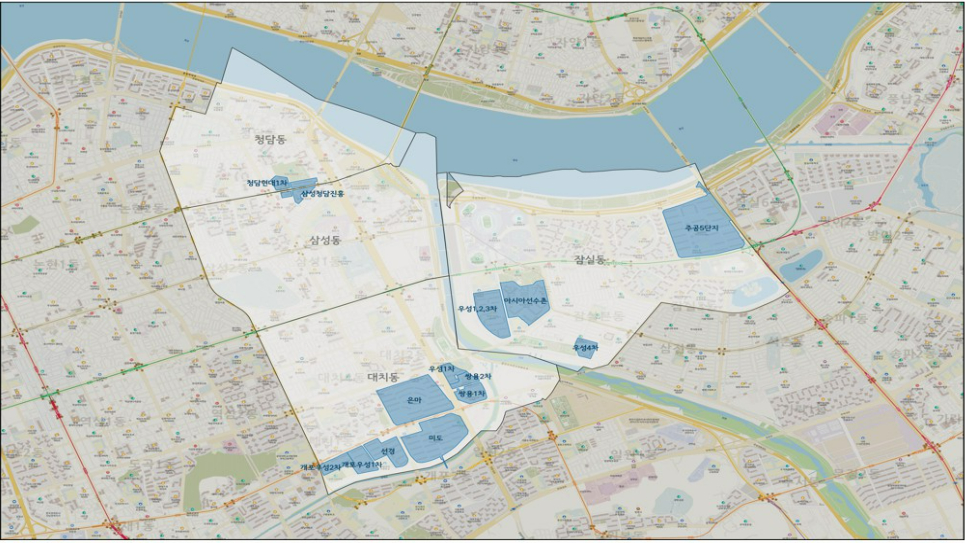 토지거래허가구역 재지정 위치/사진제공=서울시