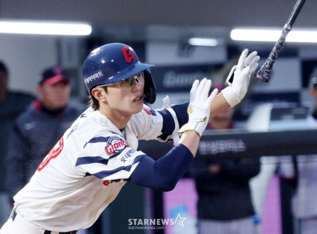 롯데 자이언츠 내야수 전민재. /사진=김진경 대기자