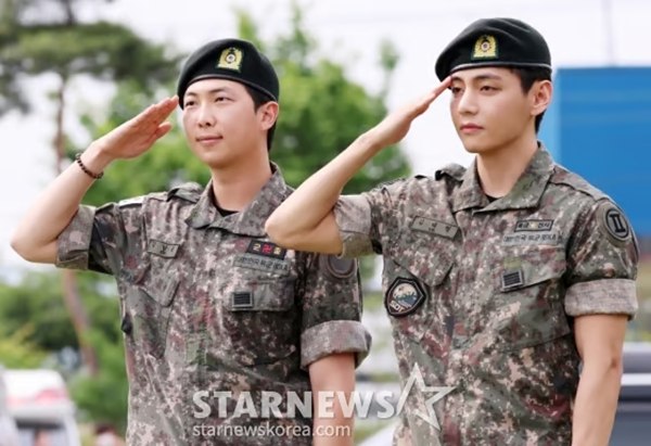 방탄소년단 RM(왼쪽), 뷔 / 사진=스타뉴스