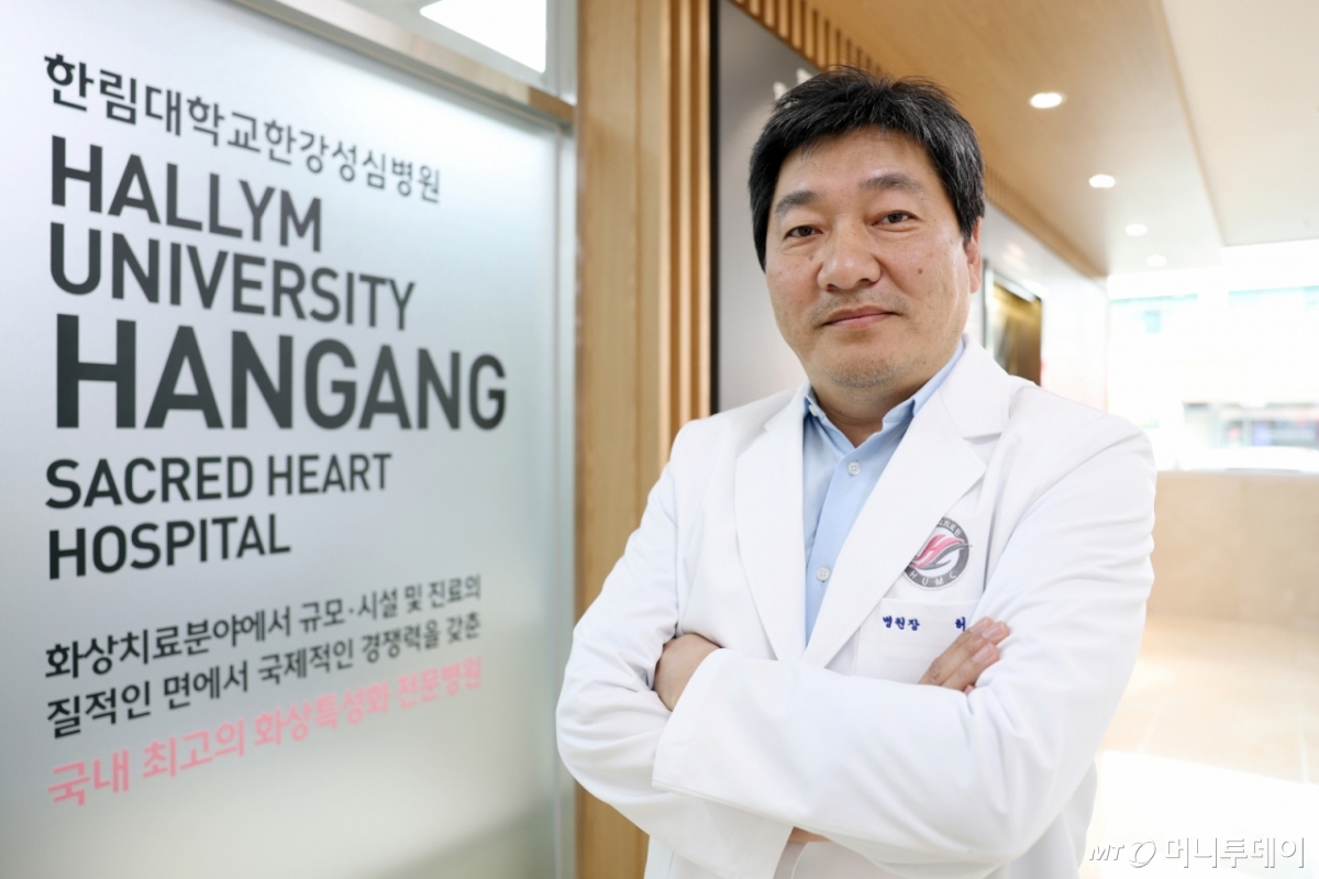 허준 한림대학교 한강성심병원장 인터뷰 /사진=이기범 기자 leekb@