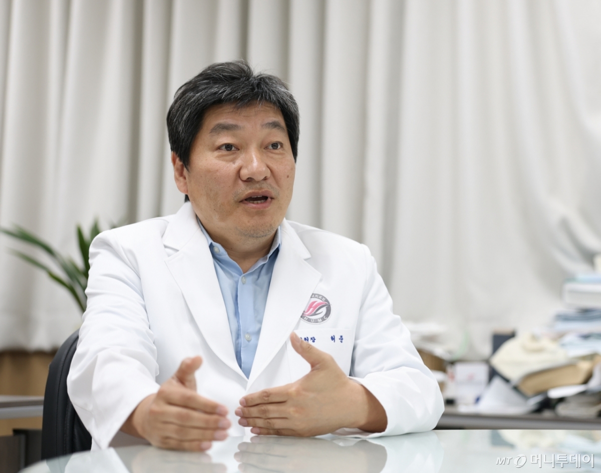 허준 한림대학교 한강성심병원장 인터뷰 /사진=이기범 기자 leekb@