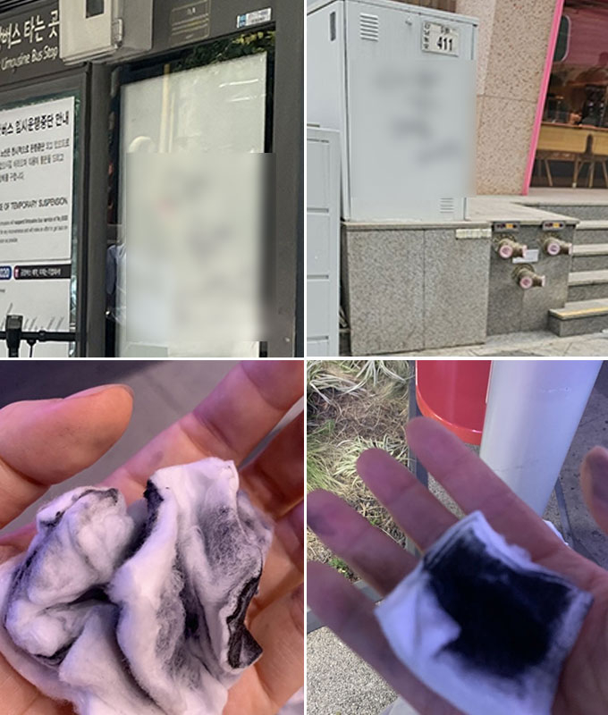 가수 보아를 겨냥한 도 넘은 낙서가 강남역 인근 등 서울 곳곳에서 발견된 가운데, 팬들이 직접 낙서를 지우기 위해 나섰다. /사진=X(엑스, 옛 트위터) 캡처