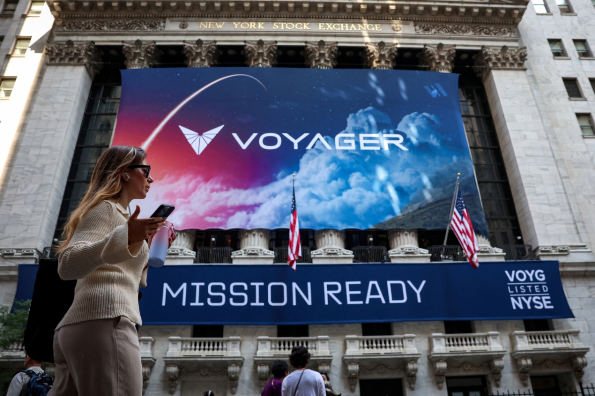 보이저 테크놀로지스 뉴욕증권거래소(NYSE) 상장 /로이터=뉴스1