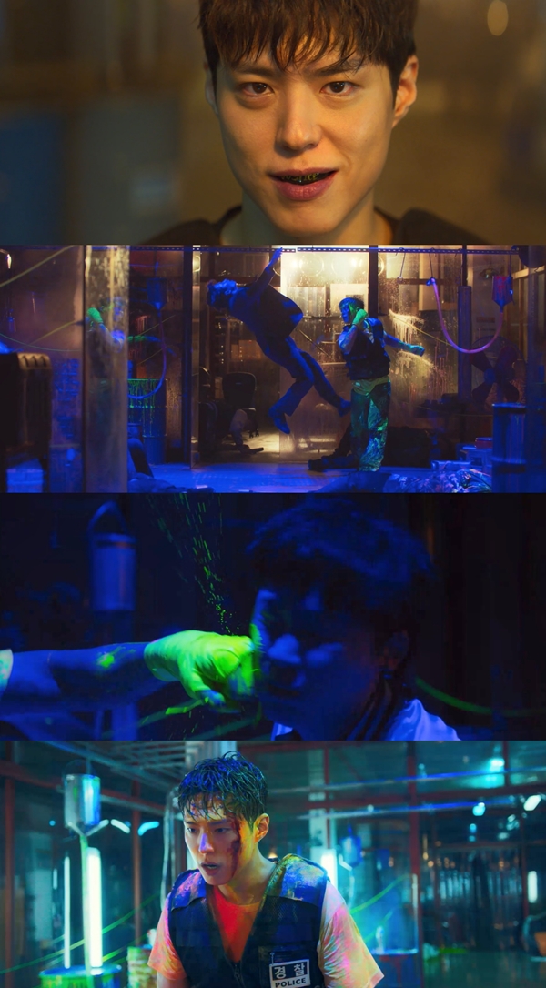 JTBC 토일드라마 '굿보이'의 윤동주 역 박보검./사진=JTBC 토일드라마 '굿보이' 영상 캡처