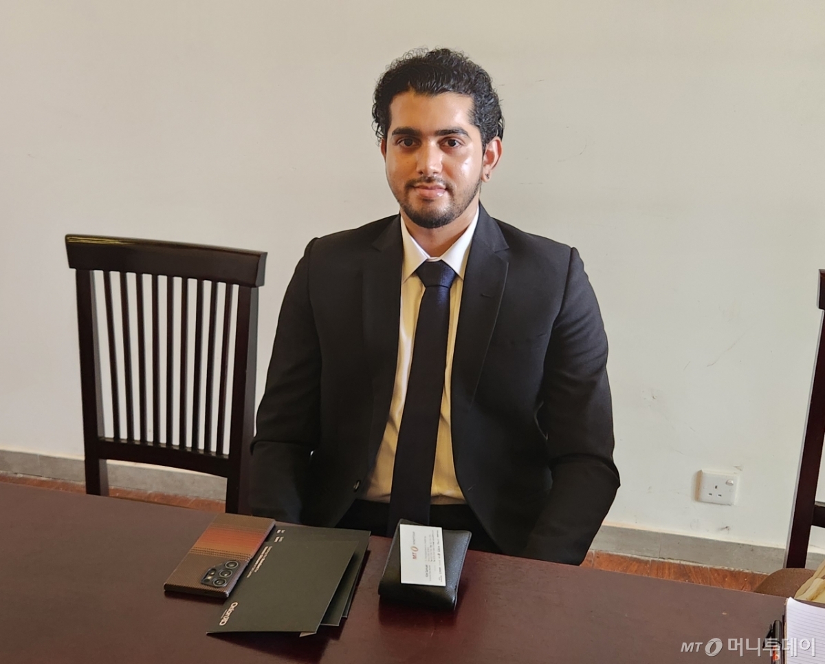 스리랑카 화장품 수입업체 오리온의 야지타 대표. /사진=김사무엘 기자