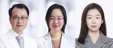 (사진 왼쪽부터) 서울대병원 가정의학과 윤영호 교수, 교육인재개발실 윤제연 교수, 한국외대 투어리즘&웰니스학부 정주연 교수