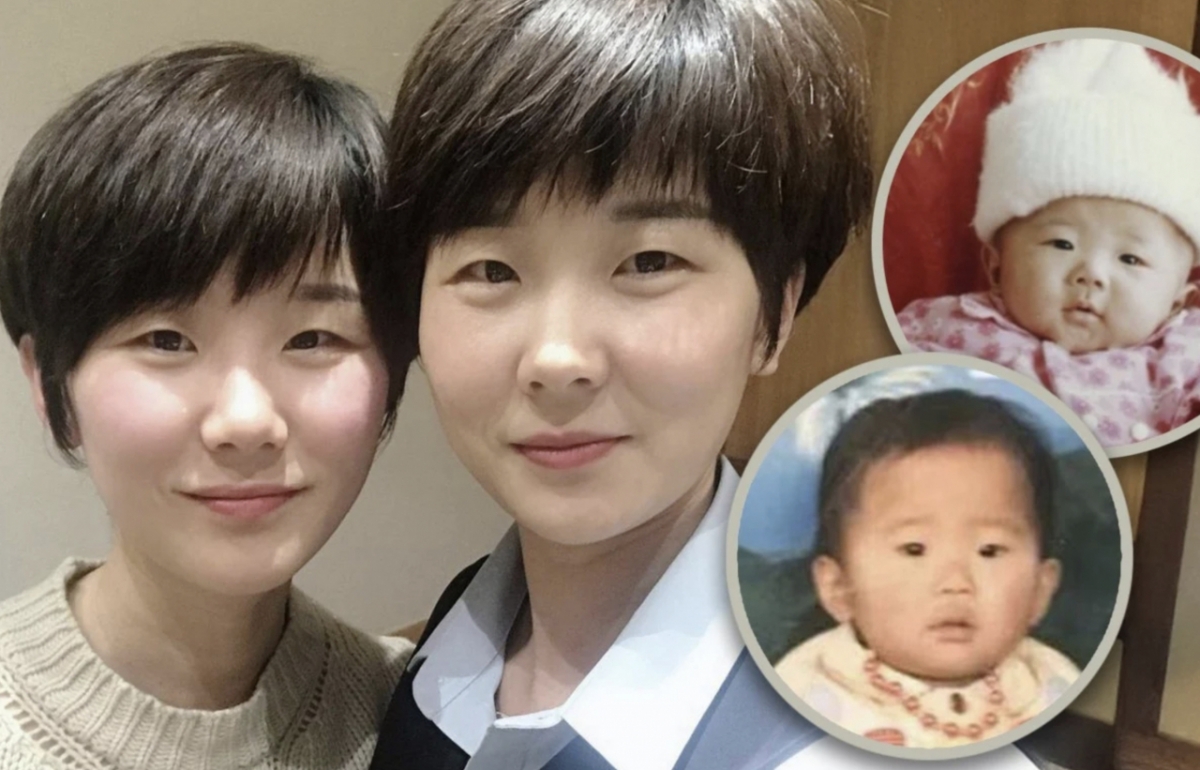 얼굴도 목소리도 똑같은 두 친구가 알고보니 각각 다른 가정으로 입양된 쌍둥이 자매였던 것으로 드러나 화제다. /사진=사우스차이나모닝포스트 갈무리