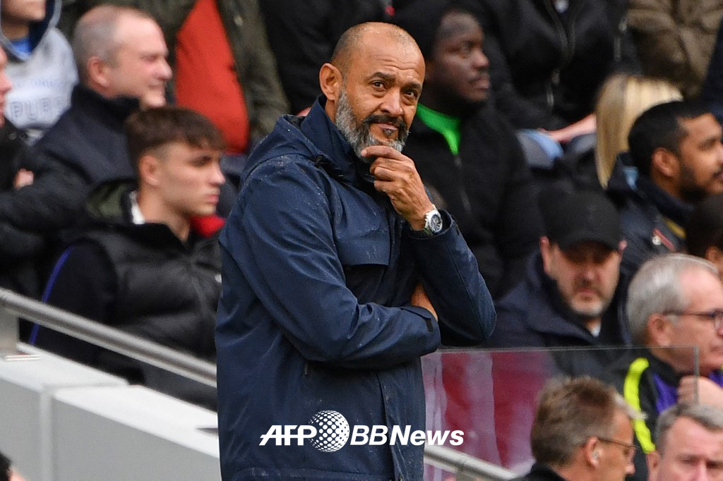 토트넘 감독 시절 누누 에스피리투 산투 감독. /AFPBBNews=뉴스1