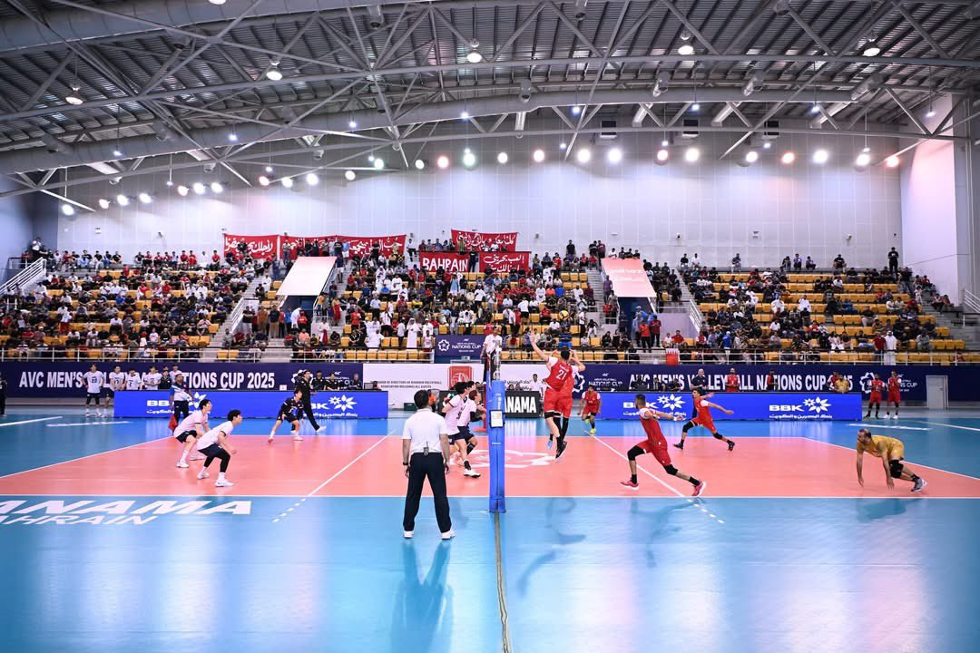 24일 바레인 마나마에서 열린 2025 아시아배구연맹(AVC) 네이션스컵 준결승 한국과 바레인의 경기 모습. /사진=아시아배구연맹(AVC) SNS 캡처