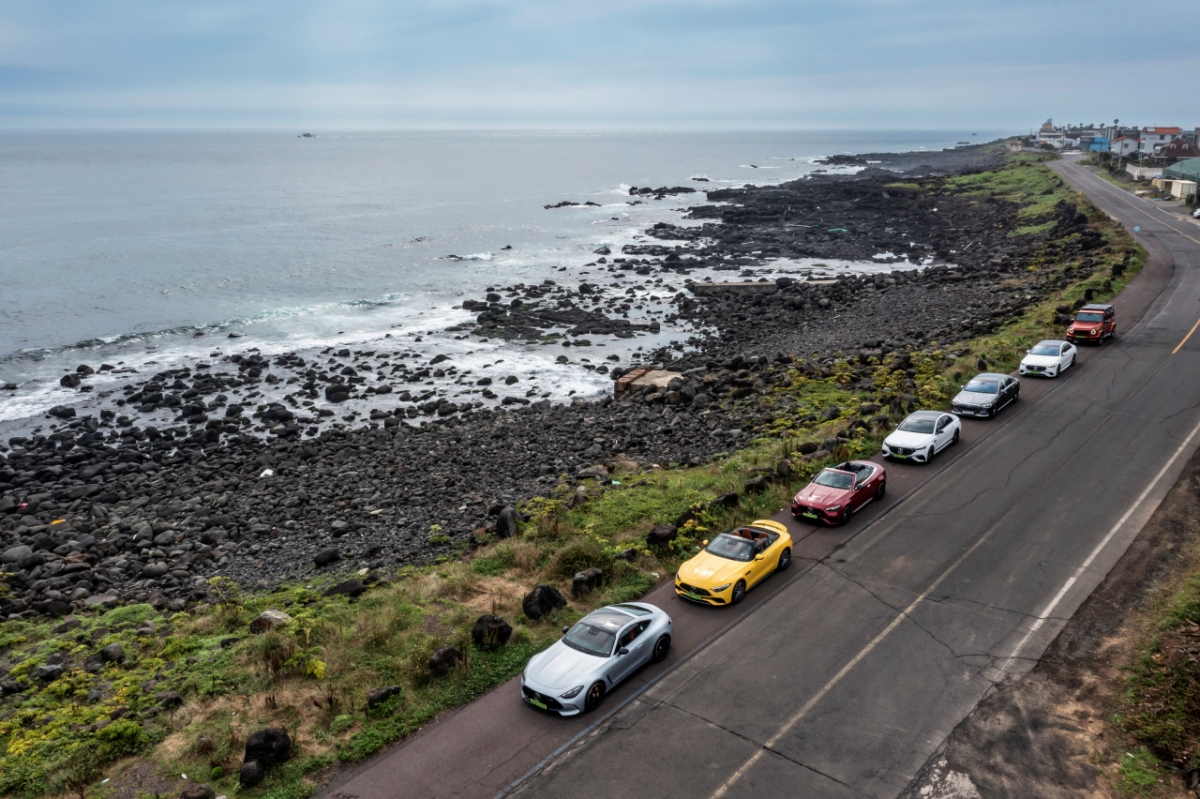 메르세데스-벤츠 코리아 '드림라이드 in 제주'./사진제공=메르세데스-벤츠 코리아