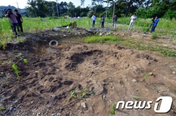 전 농구선수 정상헌이 자신의 처형을 살해한 뒤 시체를 암매장한 현.