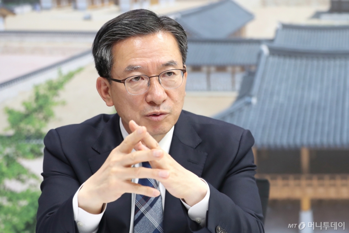 정성호 더불어민주당 의원. /사진=이기범 기자.