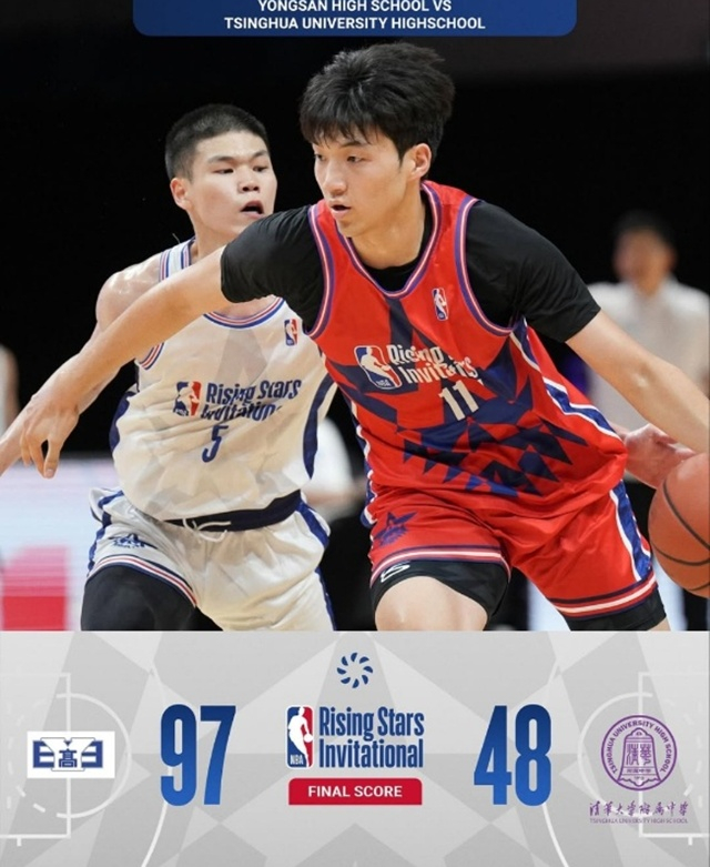 최종 스코어. /사진=미국프로농구(NBA) 라이징 스타 인비테이셔널 SNS