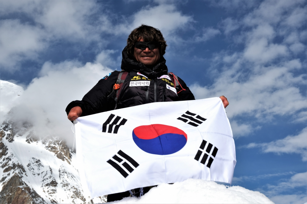 故 김홍빈 스포츠영웅의 생전 모습. /사진=대한체육회 제공