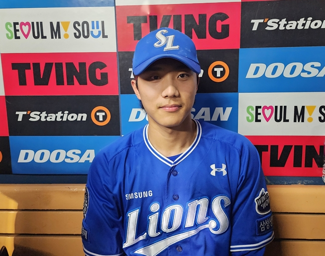 3일 경기를 마치고 취재진과 만난 이재현. /사진=박수진 기자